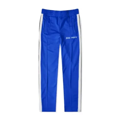 PALM ANGELS TAPED TRACK PANT BLUE &amp; WHITE