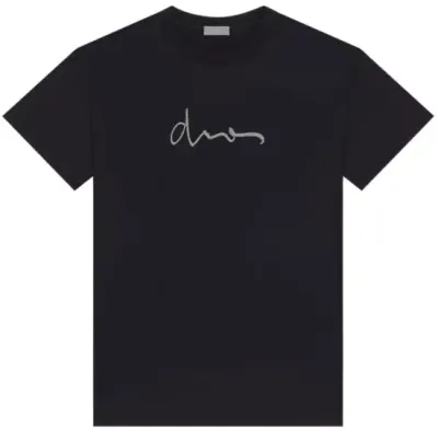 Dior Signature Dior On Chest T-shirt Black