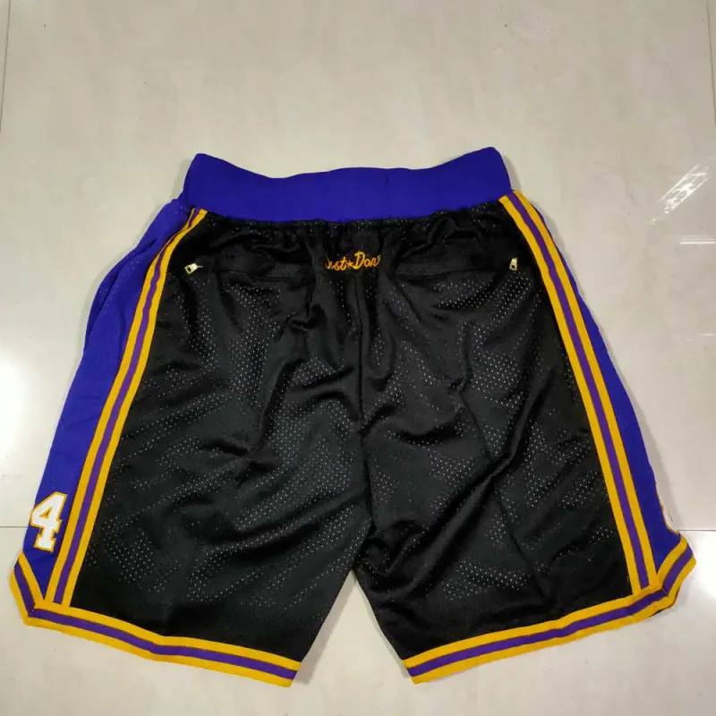 Just Don Shorts Los Angels Lakers Black Mamba