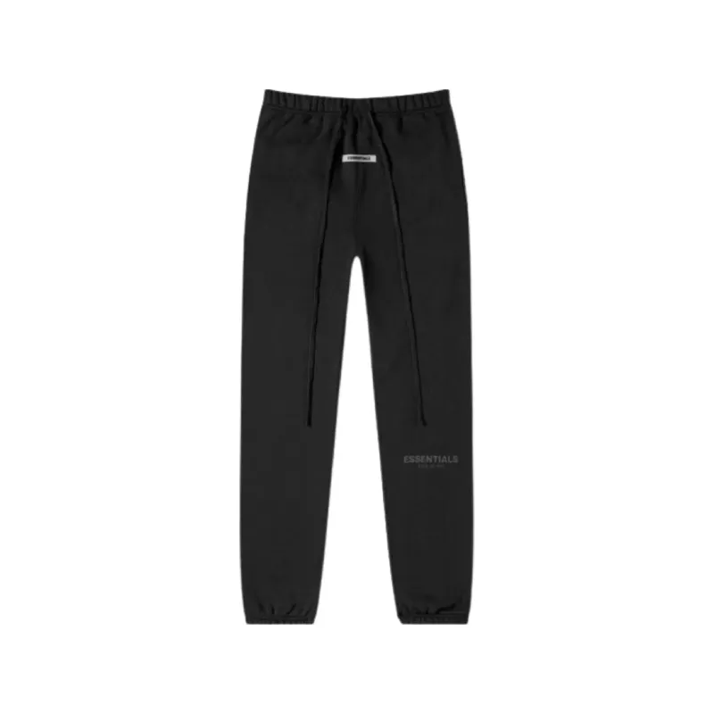 FOG ESSENTIALS TRACK PANTS DARK HEATHER BLACK