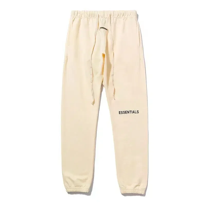 FOG ESSENTIALS TRACK PANTS DARK HEATHER CREAM