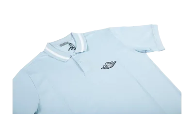 DIOR X JORDAN LOGO POLO SHIRT BLUE MARINE