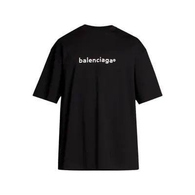 Balenciaga New Copyright Jersey T-Shirt Black