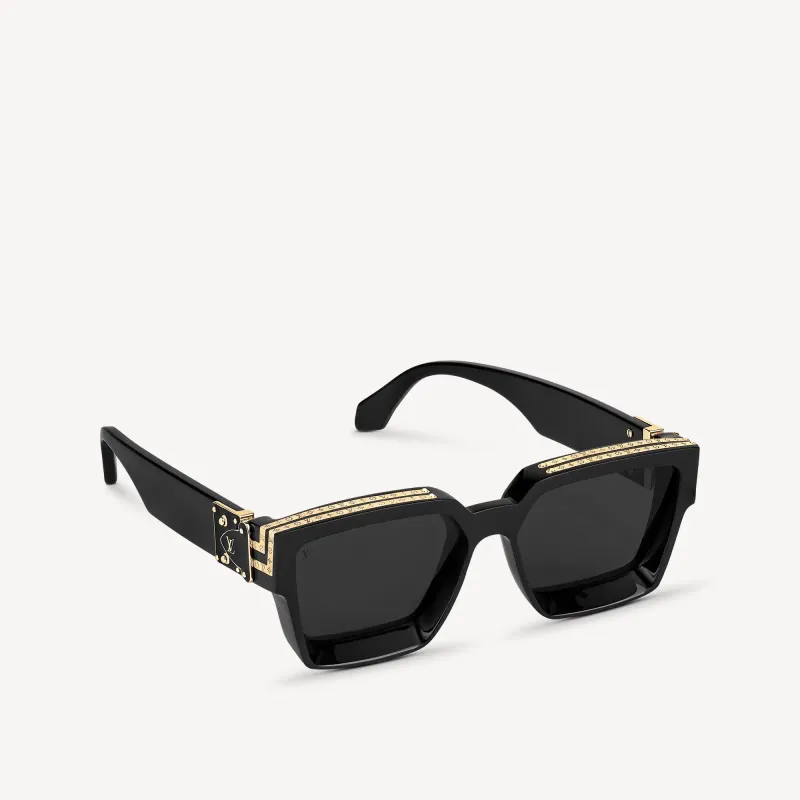 LOUIS VUITTON Millionaire 1.1 Sunglasses Black &amp; Gold