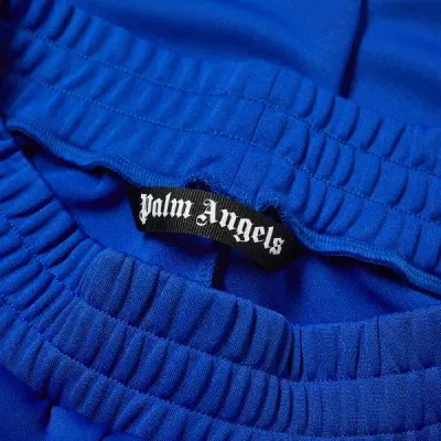 PALM ANGELS TRACK SHORTS BLUE &amp; WHITE