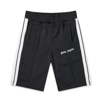PALM ANGELS TRACK SHORTS BLACK &amp; WHITE