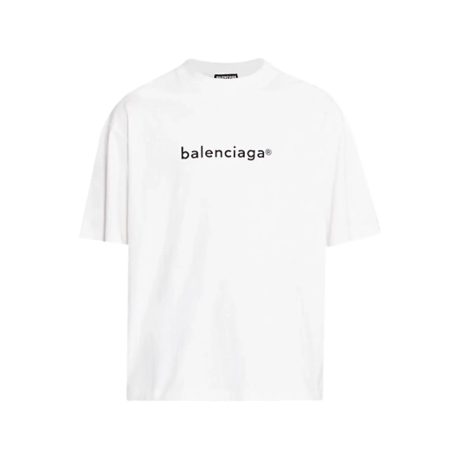 Balenciaga New Copyright Jersey T-Shirt White