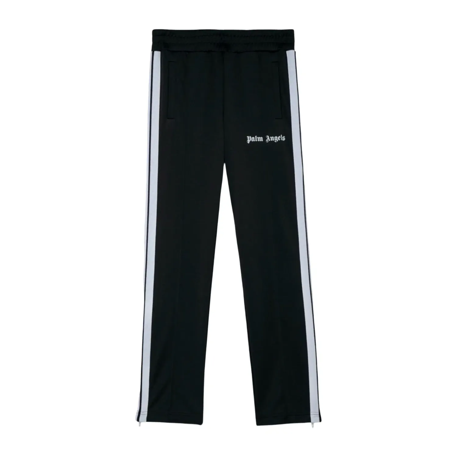 PALM ANGELS TAPED TRACK PANT BLACK &amp; WHITE