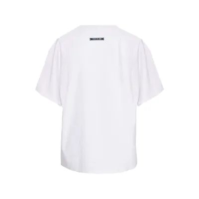 Fear Of God Reflective Logo T-shirt White