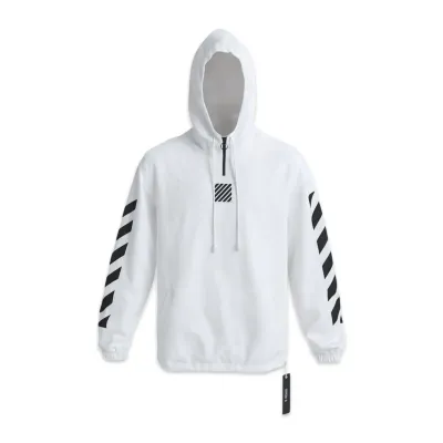 Off-White Windproof Jacket Off-Black Vision Windbreaker White