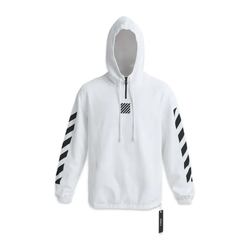 Off-White Windproof Jacket Off-Black Vision Windbreaker White