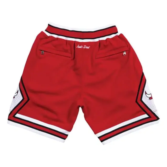 Just Don Shorts Chicago Bulls Red Classic
