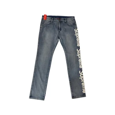 Supreme Denim Jeans Inset Logo