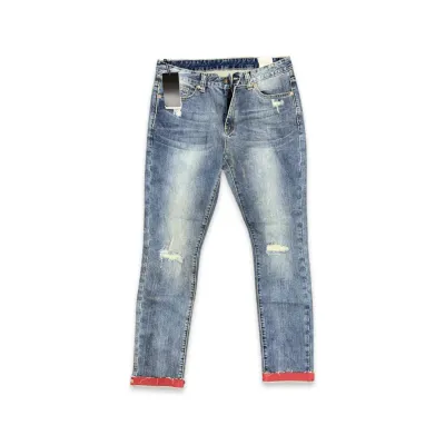 Gucci L'Aveugle Par Amour Cuff Jeans