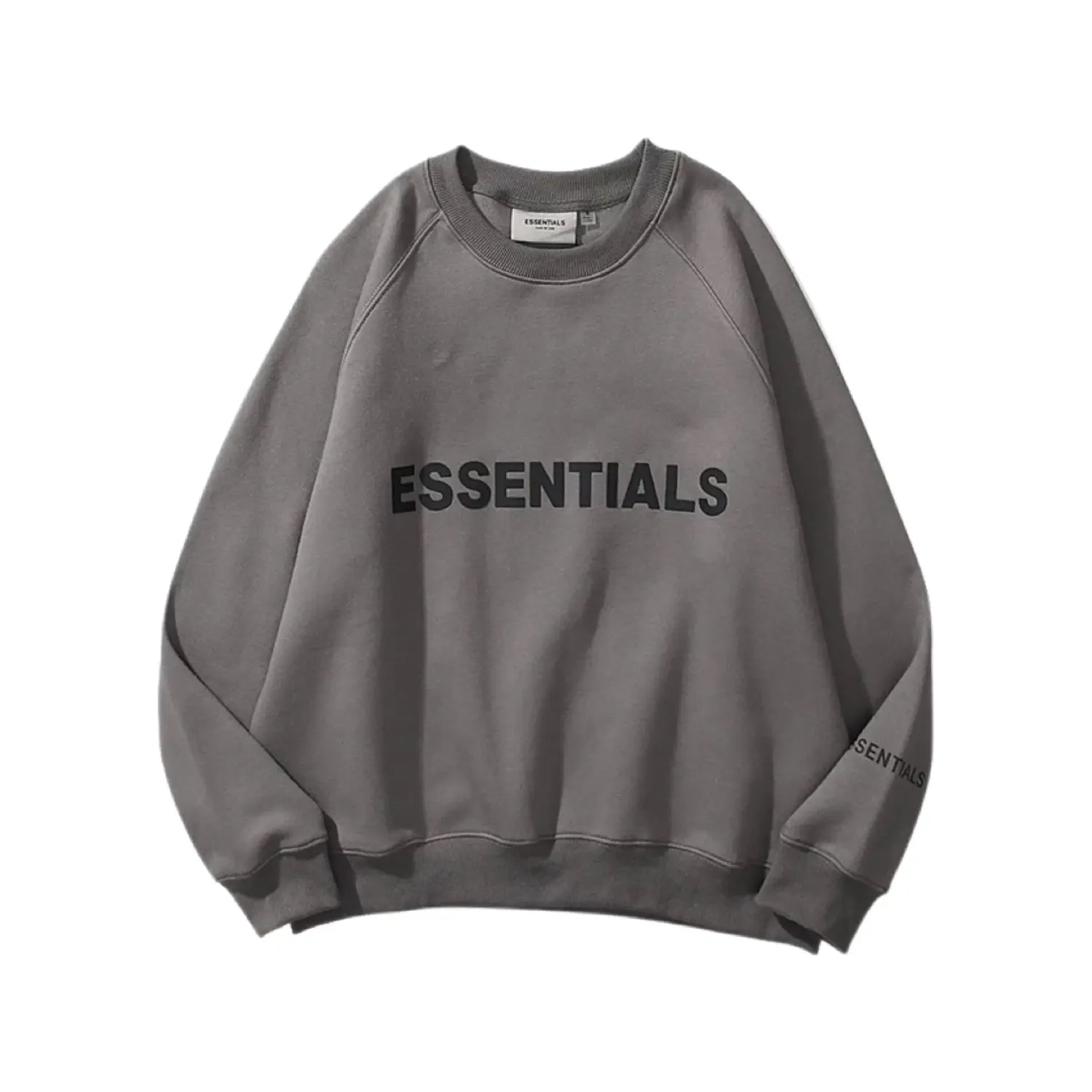 FEAR OF GOD ESSENTIALS CREW SWEAT GREY