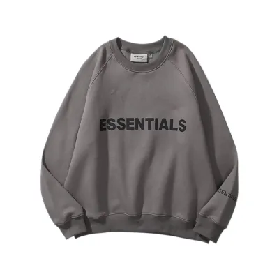 FEAR OF GOD ESSENTIALS CREW SWEAT GREY FEAR OF GOD ESSENTIALS CREW SWEAT GREY