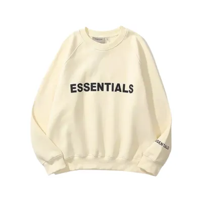 FEAR OF GOD ESSENTIALS CREW SWEAT BUTTERCREAM