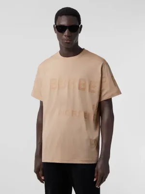 Burberry T-shirt Printed Horseferry Beige