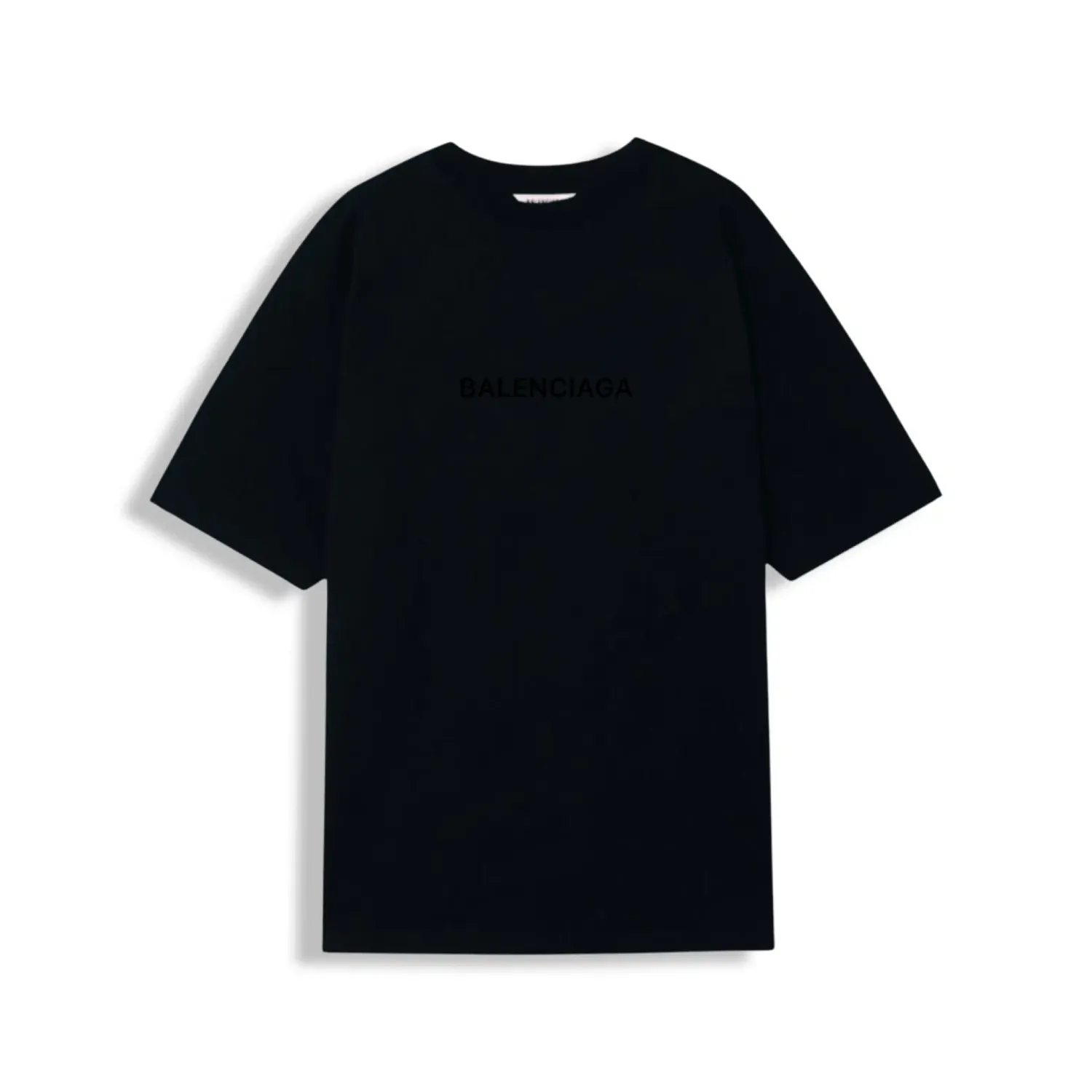BALENCIAGA MEN'S LOGO T-SHIRT MEDIUM Oversize IN BLACK