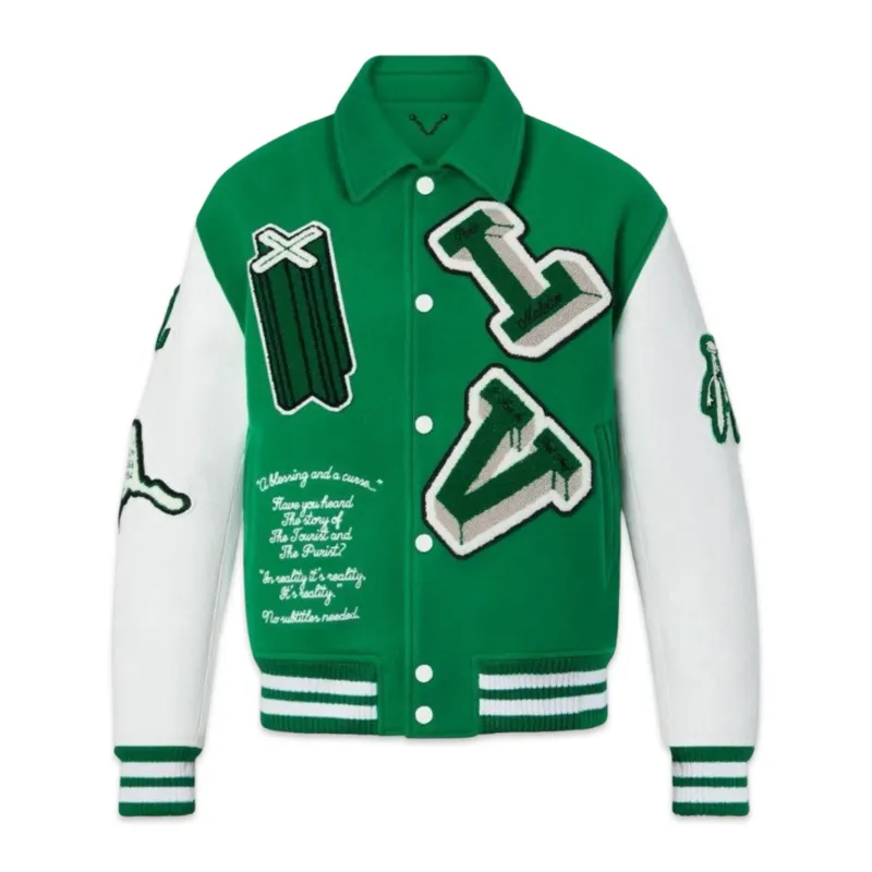 Louis Vuitton JAQUETA VARSITY EM COURO