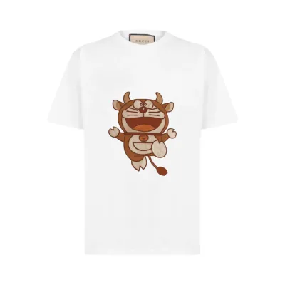 Gucci x Doraemon logo-print T-shirt