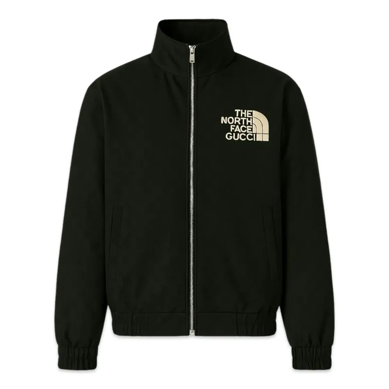 Gucci X North Face Ensemble Jacket en Toile GG Black