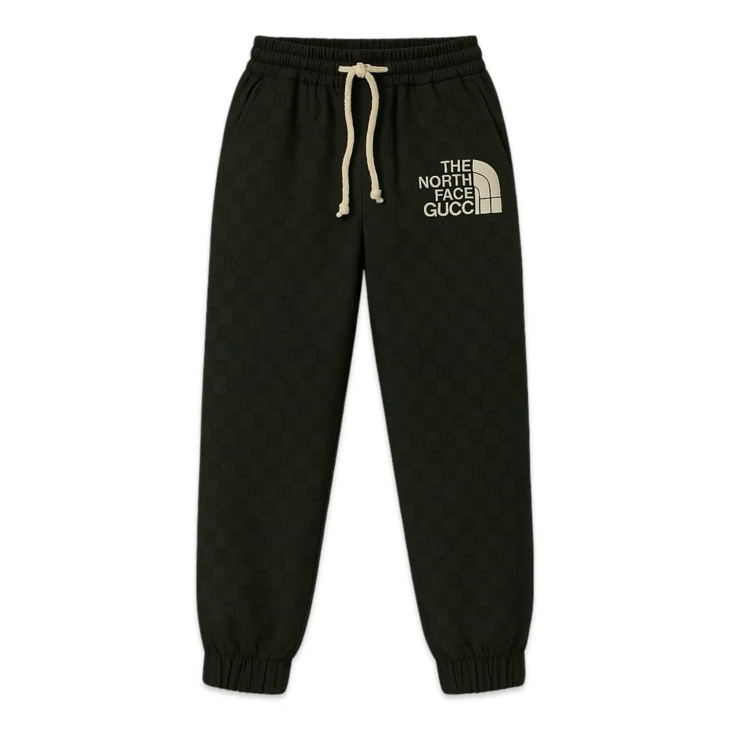 Gucci X North Face Ensemble Pants en toile GG Black