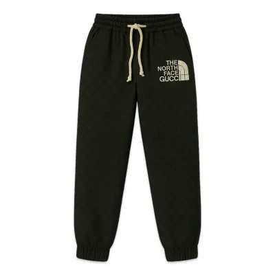 Gucci X North Face Ensemble Pants en toile GG Black