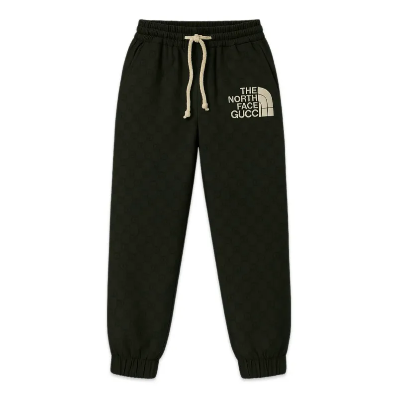 Gucci X North Face Ensemble Pants en toile GG Black