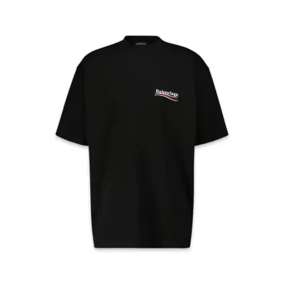 BALENCIAGA Political Campaign T-Shirt Black