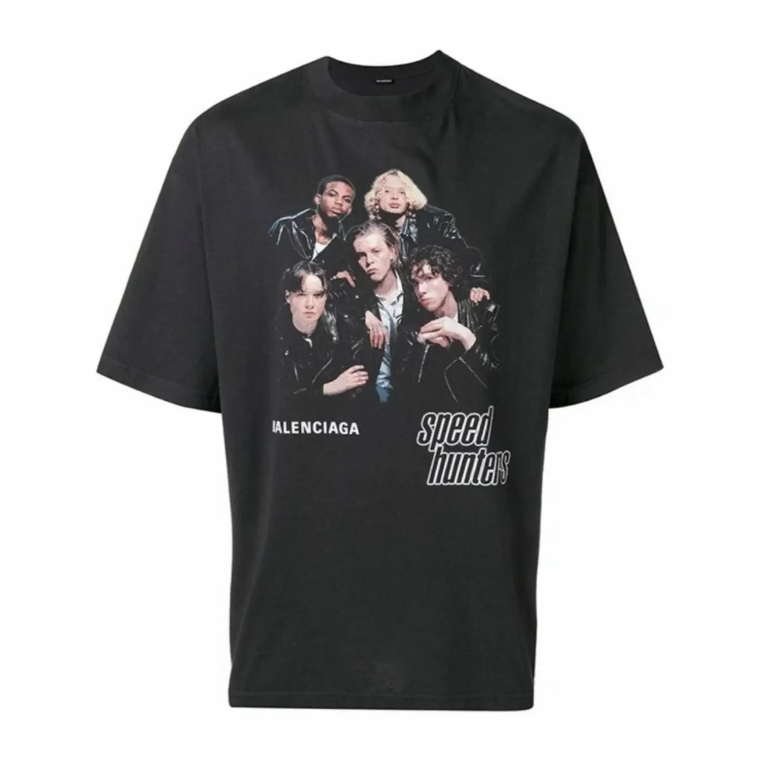 BALENCIAGA SPEEDHUNTERS PRINT TEE BLACK