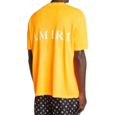 Amiri MA  M.A. Logo Graphic Tee Yellow