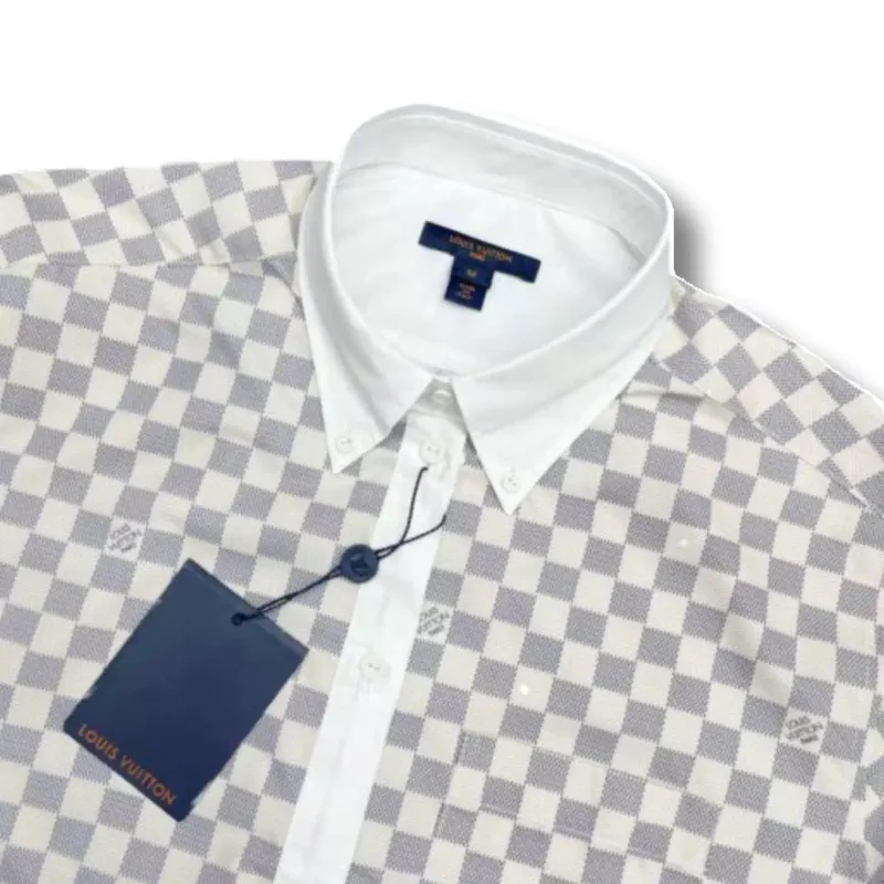 Louis Vuitton  CAMISA AZUL DAMIER