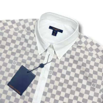 Louis Vuitton  CAMISA AZUL DAMIER
