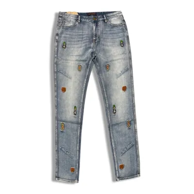 Louis Vuitton x Nigo Intarsia Jacquard LV²  Jeans