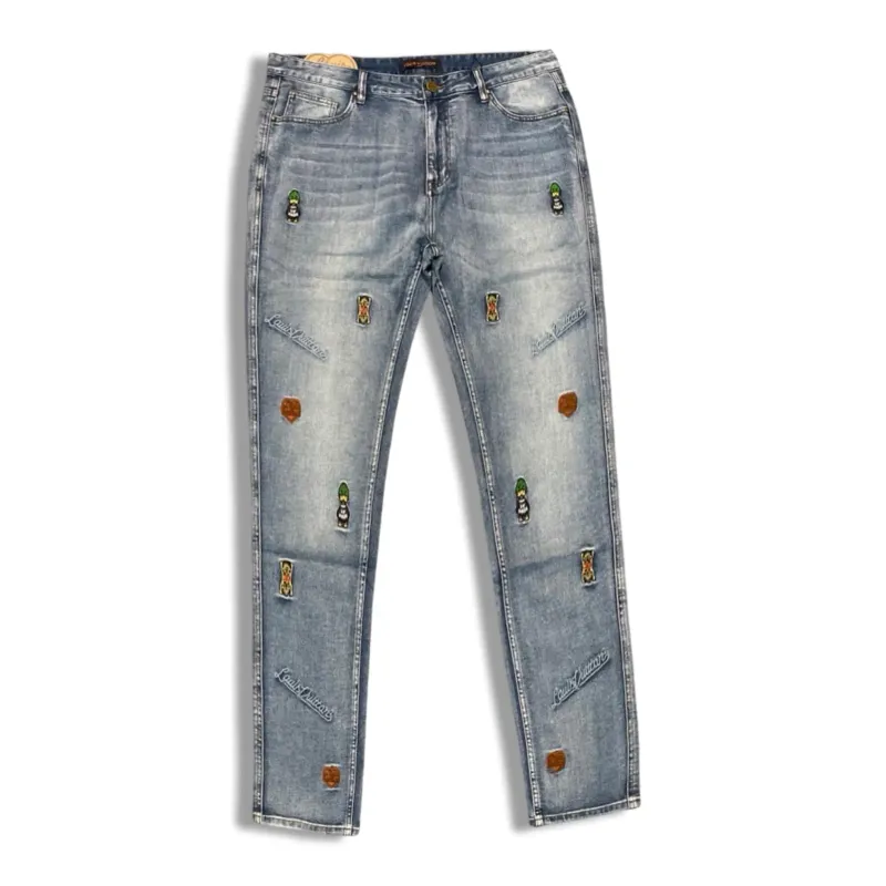 Louis Vuitton x Nigo Intarsia Jacquard LV²  Jeans
