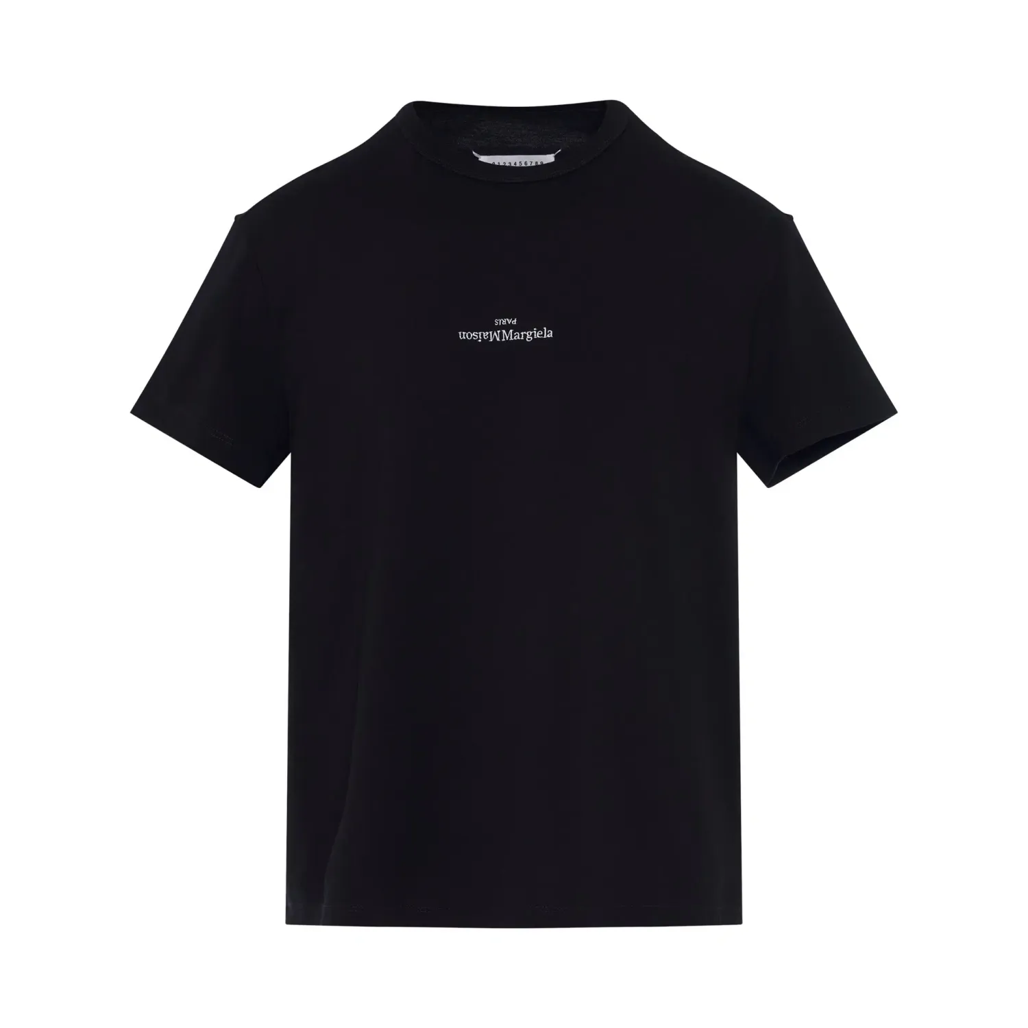 MAISON MARGIELA Upside Down Logo T-Shirt in Black