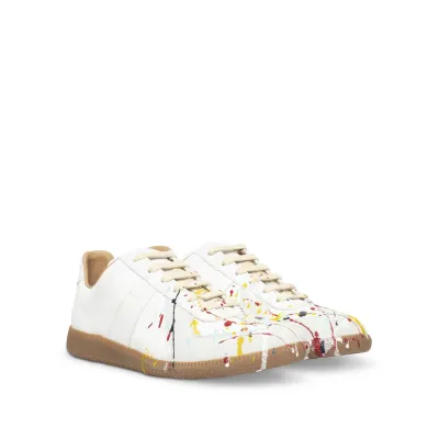 MAISON MARGIELA Replica Paint Drop Sneaker in White