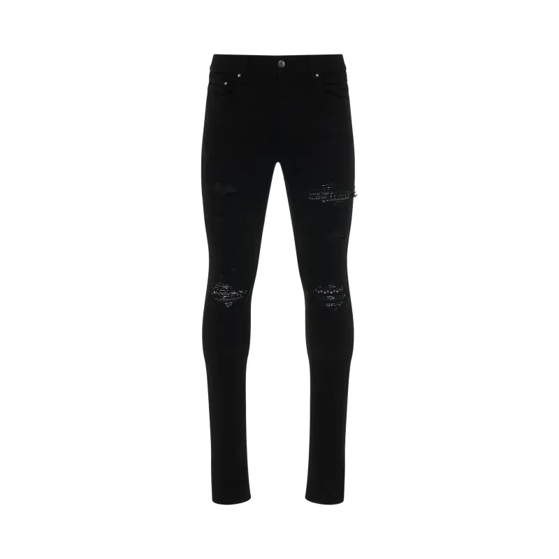 AMIRI MX1 Bandana Jeans in Black