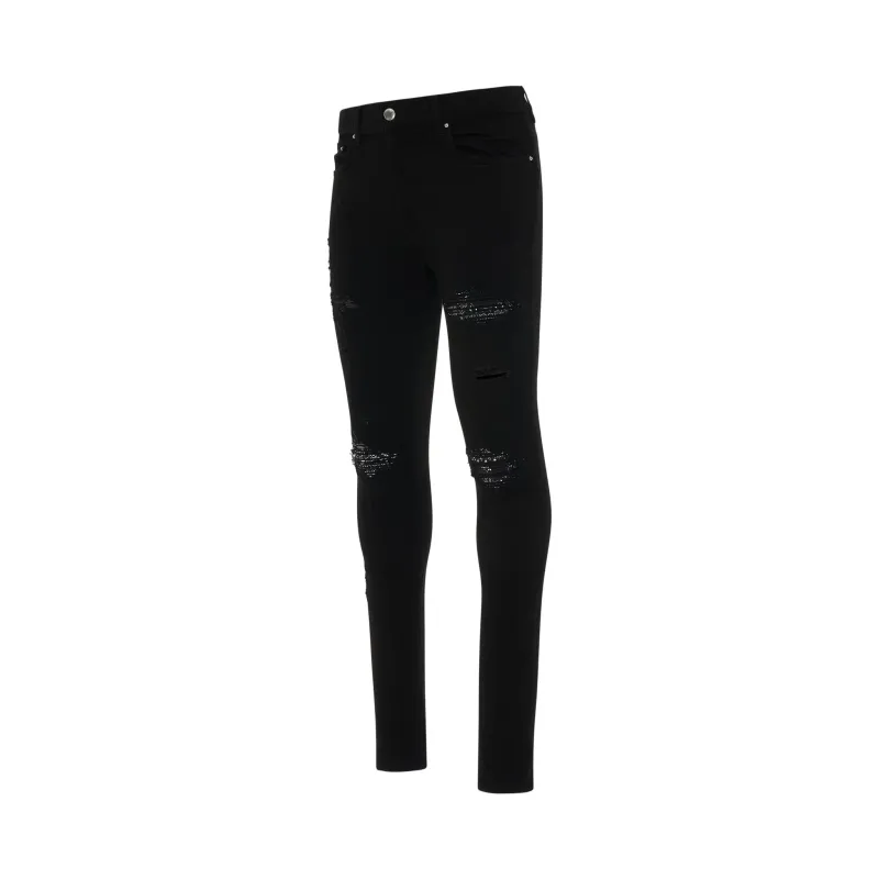 AMIRI MX1 Bandana Jeans in Black