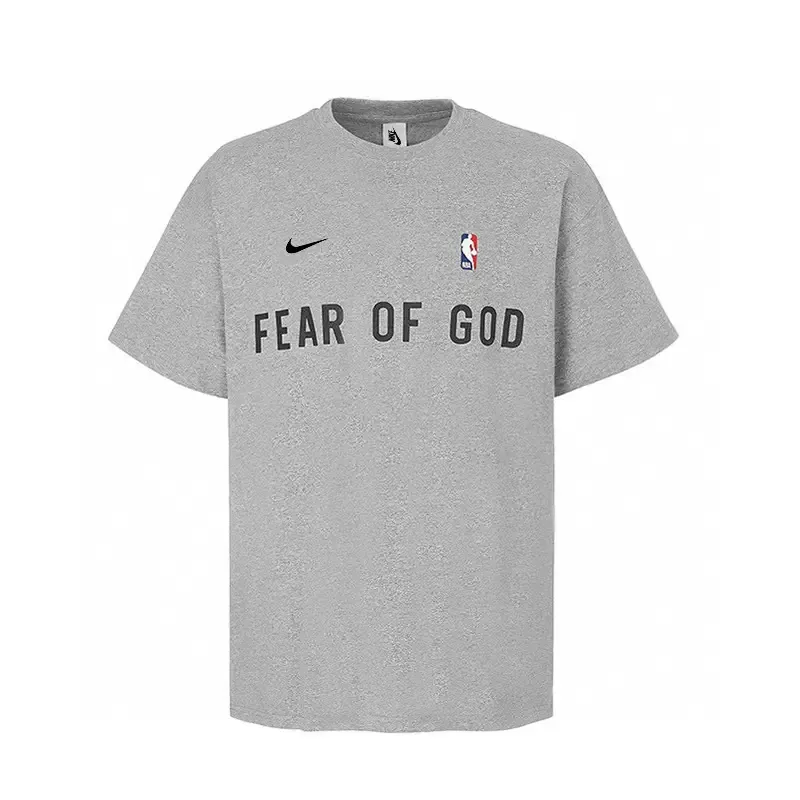 Fear Of God X Nike Warm Up T-shirt Silver