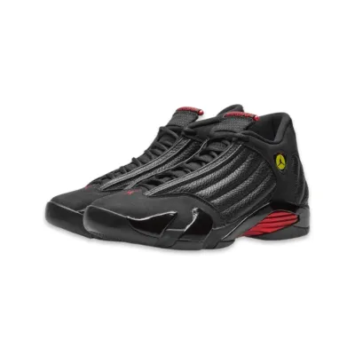 AIR JORDAN 14 RETRO BLACK &amp; VARSITY RED