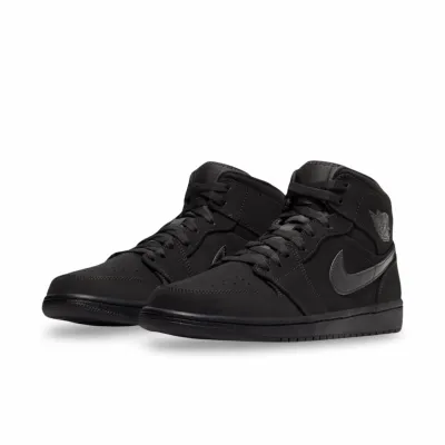 Air Jordan 1 Mid ‘Triple Black’ Kids