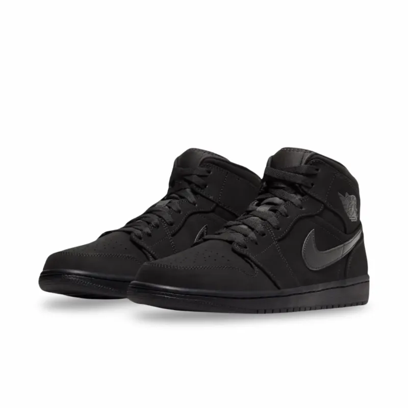Air Jordan 1 Mid ‘Triple Black’ Kids