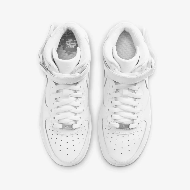 Nike Air Force 1 Mid White Older Kids' Shoe