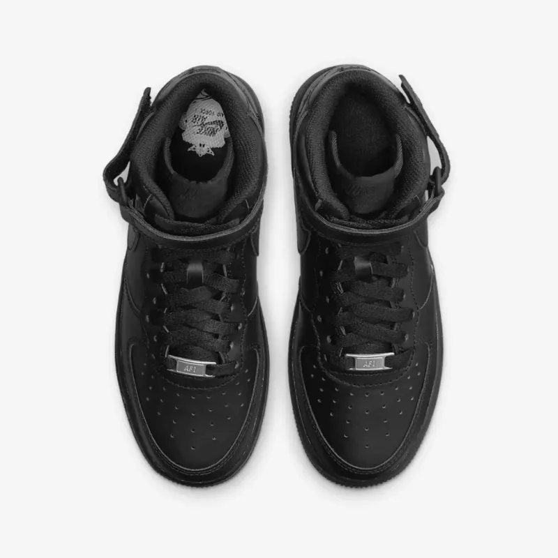 Nike Air Force 1 Mid Black Older Kids' Shoe