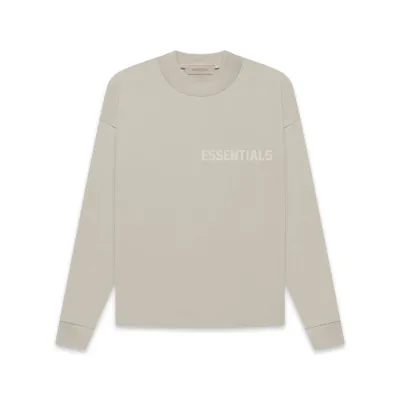 FEAR OF GOD Essentials Long Sleeve T-shirt Smoke