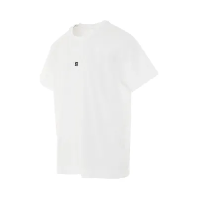 GIVENCHY 4G Logo Embroidered T-Shirt in WHITE