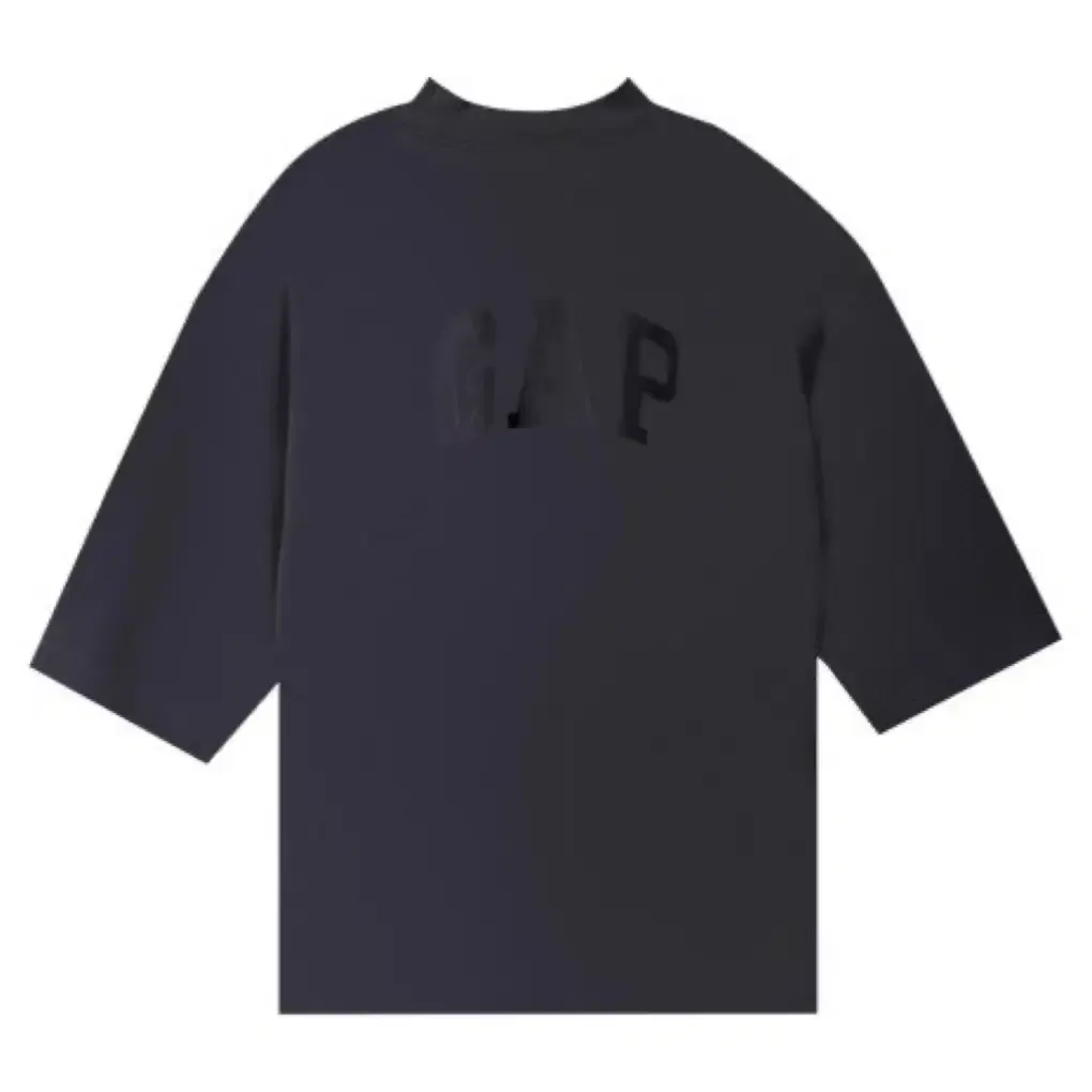 Yeezy Gap Engineered by Balenciaga Dove 3/4 Sleeve Tee 'Black'