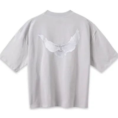 Yeezy Gap Engineered by Balenciaga Dove 3/4 Sleeve Tee 'Silver'